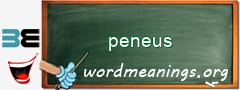 WordMeaning blackboard for peneus